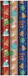 double sided christmas wrapping paper